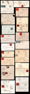 STATO PONTIFICIO ANNULLI 1852/1870 - Bel Resto Di Collezione Composta Da 79 Lettere Affrancate Con F... - Andere & Zonder Classificatie