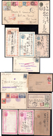 GIAPPONE 1900/1926 - Tredici Lettere Affrancate/interi Postali Del Periodo, Con Alcune Buone Presenz... - Sonstige & Ohne Zuordnung