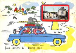 Dampierre Les Ormes          71    Mini Vue ..Année 60  .. Bien Arrivés A...       Voir Scan) - Sonstige & Ohne Zuordnung