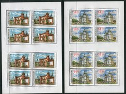 CZECH REPUBLIC 2004 Pilgrimage Sites Sheetlets MNH / **.  Michel 400-01 Kb - Blocchi & Foglietti