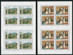 CZECH REPUBLIC 2003 Limestone Formations Sheetlets MNH / **.  Michel 355-56 Kb - Blocchi & Foglietti