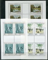 CZECH REPUBLIC 1997 Paintings Sheetlets MNH / ** .  Michel 161-63 Kb - Blocchi & Foglietti