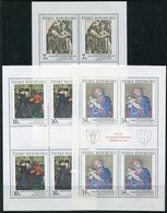 CZECH REPUBLIC 1994 Paintings Sheetlets MNH / ** .  Michel 56-58 Kb - Blocchi & Foglietti