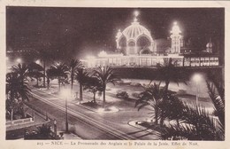 Nice, La Promenade Des Anglais Et Le Palais De La Jetée, Effet De Nuit (pk64980) - Nice By Night