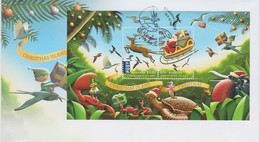 Christmas Island 2016 Christmas Miniature Sheet FDC - Christmas Island