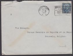 1929.  GEORG V 8 CENTS MONTREAL DEC 28 1929. To Belgium. (Michel 133) - JF304899 - Lettres & Documents