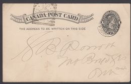1897. CANADA POST Card POSTAGE 1 CENT VICTORIA LONDON & WINDSOR RYPO NO 13 97.  () - JF304885 - 1903-1954 Kings