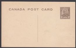 1928. CANADA POST CARD 2 CENTS GEORG V Motive: Legislative Building. Edmonton, Alta, ... () - JF304890 - 1903-1954 Kings