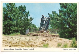 Indian Smoke Signaller , Pioneer's Park , Lincoln , Nebraska - Lincoln