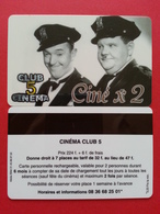 Cinécarte Carte Club 5 Laurel Et Hardy Sans Numéro Au Recto  (BC0415 - Kinokarten