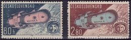 TCHECOSLOVAQUIE  Pa 59 & 60 ** MNH Space Cosmos Espace All Vostock 6 Terechkova 1963 [GR] - Otros & Sin Clasificación