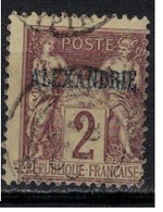 ALEXANDRIE          N°  YVERT  2  (2)   OBLITERE       ( Ob   5/54 ) - Used Stamps