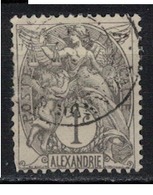 ALEXANDRIE          N°  YVERT    19    ( 2 )      OBLITERE       ( Ob   5/54 ) - Used Stamps