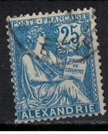 ALEXANDRIE          N°  YVERT    27           OBLITERE       ( Ob   5/54 ) - Used Stamps