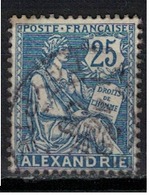 ALEXANDRIE          N°  YVERT    27   ( 2 )         OBLITERE       ( Ob   5/54 ) - Used Stamps