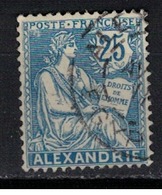 ALEXANDRIE          N°  YVERT    27   ( 6 )         OBLITERE       ( Ob   5/54 ) - Used Stamps
