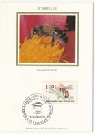 FRANCE - Cartes /Soie - Abeille - Apis Mellifica - Evian Les Bains 31 Mars 1979 - Brieven En Documenten