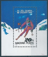 B3957 Hungary Winter Olympic 1988 Sport S/S MNH - Ski
