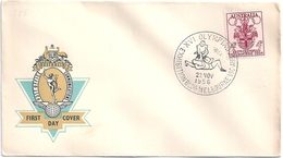 B3963 Australia Olympic Melbourne Sport Coat-of-Arms FDC - Sommer 1956: Melbourne