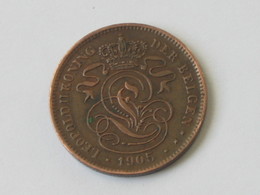 2 Centimes 1905 Leopold II - L'union Fait La Force  **** EN ACHAT IMMEDIAT **** - 2 Centimes