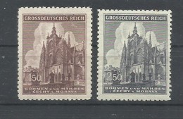 BOHEMIA Y MORAVIA   YVERT   119/20   MH  * - Unused Stamps