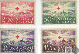 Finlandia 1939  Yvert Tellier  209/12 Cruz Roja  */NH - Altri & Non Classificati