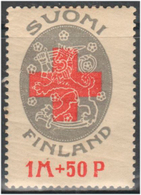 Finlandia 1922  Yvert Tellier  108 Cruz Roja ** - Andere & Zonder Classificatie