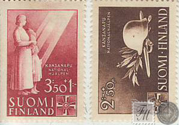 Finlandia 1943  Yvert Tellier  269/70 Uniformes  */NH - Other & Unclassified