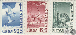 Finlandia 1951  Yvert Tellier  379/81 Fauna Pajaros  */NH - Altri & Non Classificati