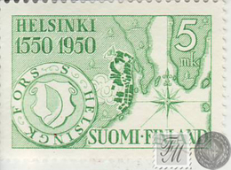 Finlandia 1950  Yvert Tellier  371 Mapa */NH - Otros & Sin Clasificación