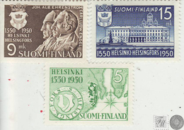 Finlandia 1950  Yvert Tellier  371/73 Villa De Helsinki */NH - Sonstige & Ohne Zuordnung