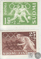 Finlandia 1952  Yvert Tellier  388/89 Deporte Olimpico  */NH - Otros & Sin Clasificación