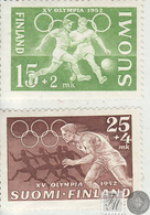 Finlandia 1952  Yvert Tellier  388/89 Deporte Olimpico  */NH - Sonstige & Ohne Zuordnung