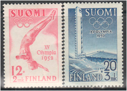 Finlandia 1951  Yvert Tellier  382/83 Juegos Olimpicos */NH - Sonstige & Ohne Zuordnung