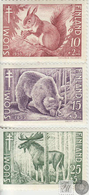 Finlandia 1953  Yvert Tellier  401/03 Fauna  */NH - Sonstige & Ohne Zuordnung