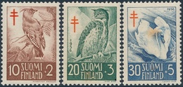 Finlandia 1956  Yvert Tellier  441/43 Fauna Aves  */NH - Autres & Non Classés