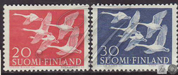 Finlandia 1956  Yvert Tellier  445/46 Leyendas  */NH - Andere & Zonder Classificatie