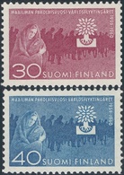 Finlandia 1960  Yvert Tellier  493/94 Año De Los Refugiados ** - Altri & Non Classificati