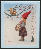 Finlandia 2016  Yvert Tellier  2444 Navidad - Niña Y Ardilla  ** - Nuevos