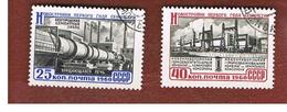 URSS -   SG 2459.2460  -  1960 PLANT OF SEVEN YEAR PLAN  (COMPLET SET OF 2)     -  USED°     - RIF. CP - Oblitérés