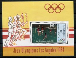 RC 14629 HAUTE VOLTA JEUX OLYMPIQUES LOS ANGELES 1984 BLOC FEUILLET NEUF ** MNH TB - Upper Volta (1958-1984)