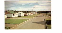 THOMPSON, Manitoba, Canada, Juniper Drive From Birch Avenue, Old Chrome Postcard - Thompson