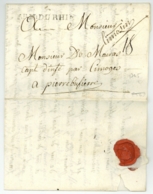 ARM: DU RHIN LANGENSCHWALBACH 1745 Complainville Pierre-Buffiere Guerre De La Succession D'Autriche Erbfolgekrieg - Army Postmarks (before 1900)