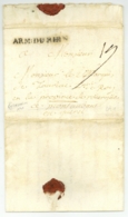 ARM: DU RHIN Sa16 GEINSHEIM Trebur 1745 Tauriac Montauban Guerre De La Succession D'Autriche Erbfolgekrieg - Army Postmarks (before 1900)