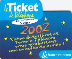 LE TICKET DE TELEPHONE - FRANCE TELECOM - FT