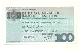 1977 - Italia - Istituto Centrale Di Banche E Banchieri - Banca Passadore & C. - [10] Checks And Mini-checks