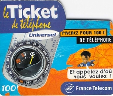 LE TICKET DE TELEPHONE - FRANCE TELECOM - FT