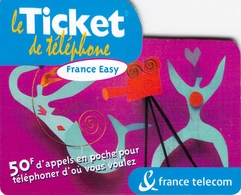 LE TICKET DE TELEPHONE - FRANCE TELECOM - FT