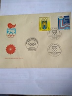 Uruguay Fdc SET Olimpic Moscow 80 & Lake Plácid  With 3 Pmks Of Philatelic Show Yvert  1014/5 - Summer 1980: Moscow