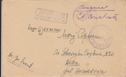 MILITARY CENSORED, POST OFFICE 176, WW2, WARFIELD LETTER, COVER, 1942, ROMANIA - 2. Weltkrieg (Briefe)